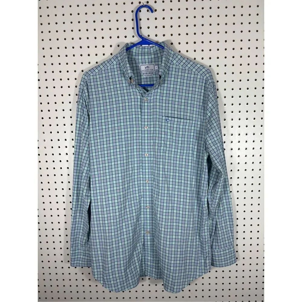 Southern Tide button down performance shirt size M